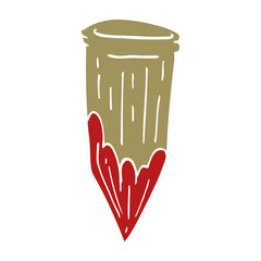 cartoon doodle vampire stake