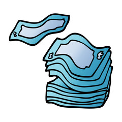 cartoon doodle money