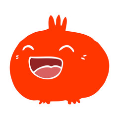 cartoon doodle happy root vegetable