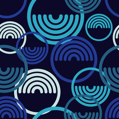 Polka dot seamless pattern. Geometric background. Dots, circles and buttons. Can be used for wallpaper, textile, invitation card, wrapping, web page background.