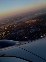 Fototapeta na wymiar view from airplane