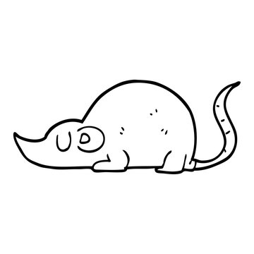 recommend clip art: line drawing cartoon mouse rat