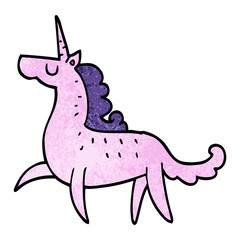 cartoon doodle magical unicorn