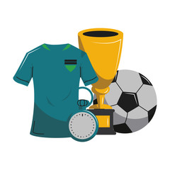 Soccer sport game cartoons