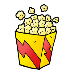 cartoon doodle cinema popcorn