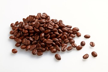 Coffee beans - isolated image