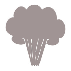 cartoon doodle whooshing cloud