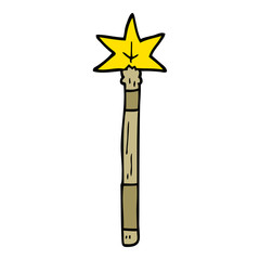 cartoon doodle wand