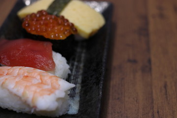 日本食　寿司の盛り合わせ
