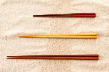 いろいろな長さの箸