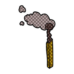 cartoon doodle burnt match