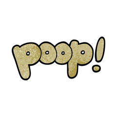 cartoon doodle font poop