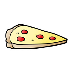 cartoon doodle pizza