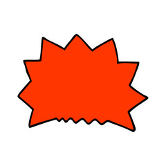 cartoon doodle big  bang explosion