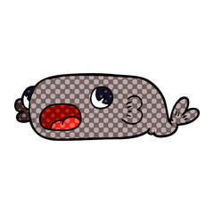 cartoon doodle of a fish