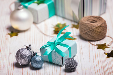 Christmas - group of gifts