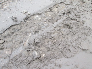 pattern of mud