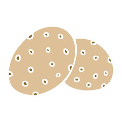 cartoon doodle cookies together