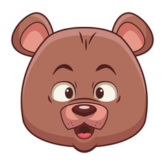 Cute bear cartoon