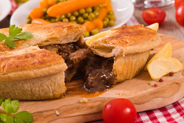 Steak pie.