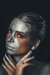 Silver Metallic Make-up