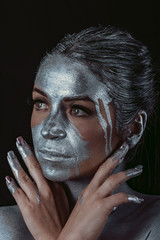 Silver Metallic Make-up