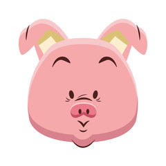Cute pig cartoon