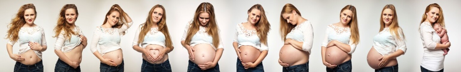 schöne Schwangerschaft - obrazy, fototapety, plakaty