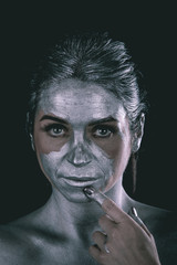 Silver Metallic Make-up