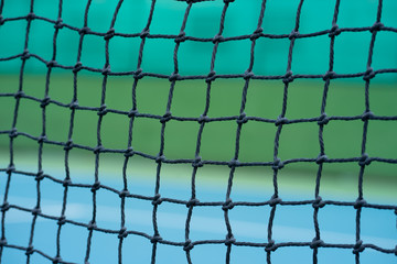 Fototapeta premium tennis court with net