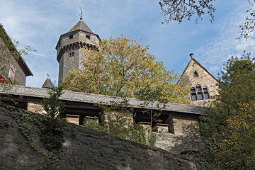 Fototapeta premium the medieval castle braunfels on a basalt summit