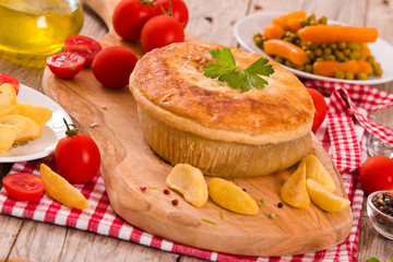 Steak pie.