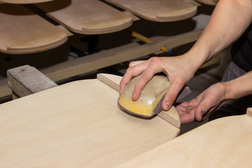 Schleifen von Holz