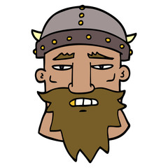 cartoon doodle angry warrior