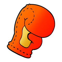 cartoon doodle boxing glove