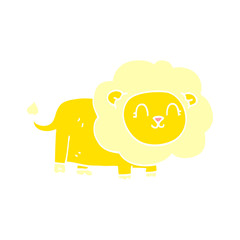 cartoon doodle happy lion