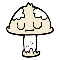 cartoon doodle cute mushroom