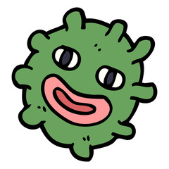 cartoon doodle funny germ