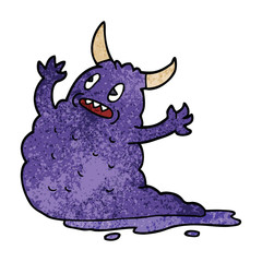 cartoon doodle demon