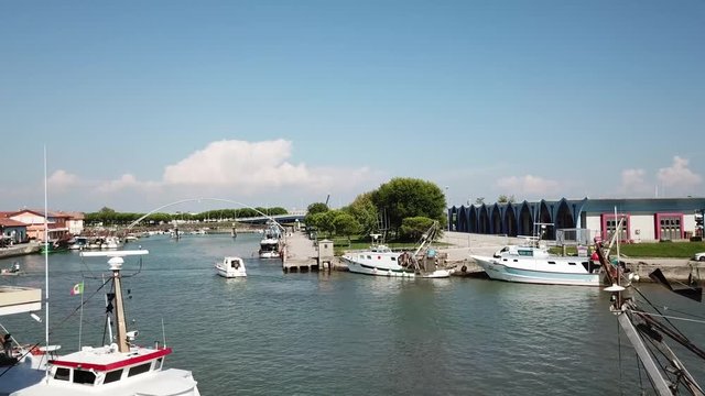 Marano lagoon historic center