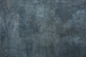 Aluminium Prints Stones Abstract grunge art decorative design gray blue dark stucco concrete background wall texture