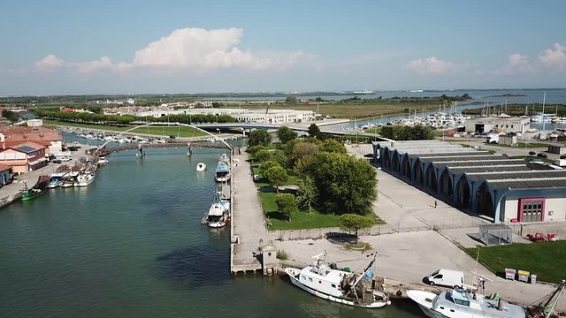 Marano lagoon historic center