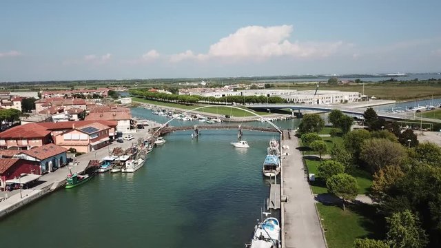 Marano lagoon historic center
