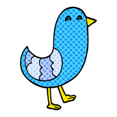 cartoon doodle bluebird