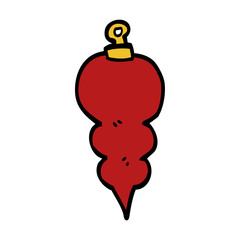 cartoon doodle xmas decoration