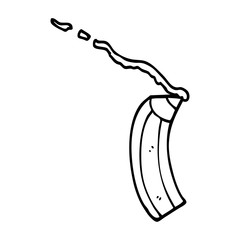 line drawing cartoon colored pencil