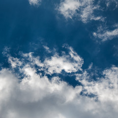 blue sky with clouds