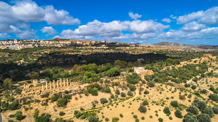 Valley of the Temples. An archaeological site in Agrigento (ancient Greek Akragas), Sicily.