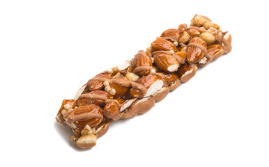 nut bar isolated