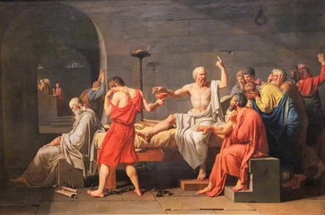 Tuinposter The Death of Socrates © jorisvo